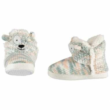 Beren sloffen/sloffen hoog model voor kinderen