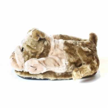Zachte dieren sloffen bulldog