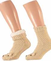 Konijnen hazen slofsokken dames