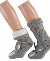 Konijnen slofsokken dames