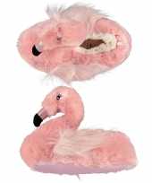 Roze flamingo sloffen sloffen voor dames